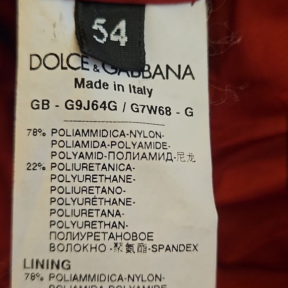 Dolce & Gabbana
Dolce & Gabbana Red Hooded Puffer Jacket L and pants L - Picture 16 of 16